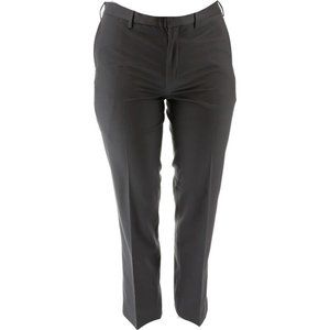 NWT LANDS' END NO IRON TWILL DRESS PANTS COLOR‎ SOAPSTONE (GRAY) 35